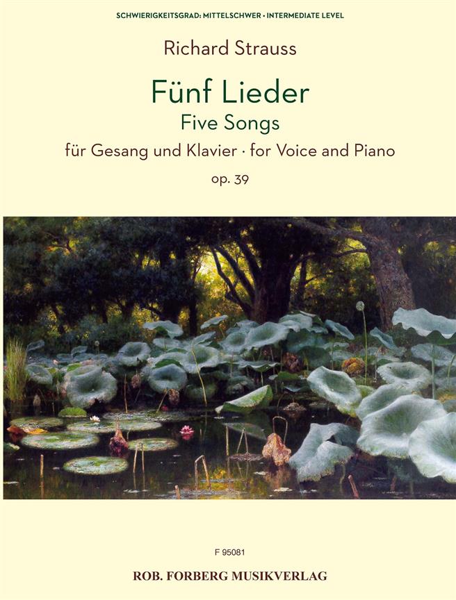 Fünf Lieder op. 39